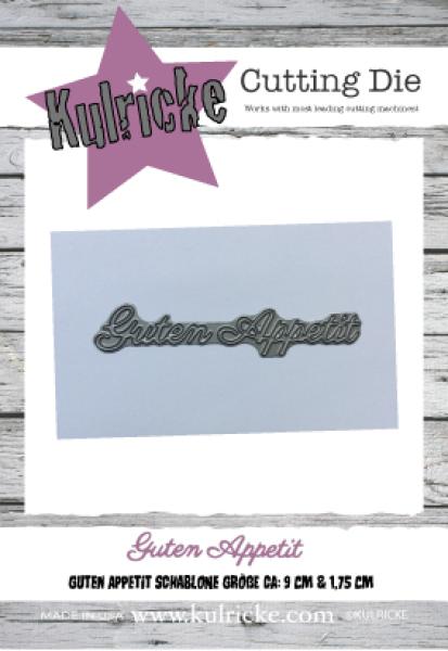 Kulricke "Guten Appetit" Stanze - Craft Die