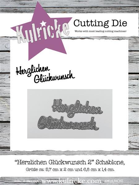 Herzlichen Glückwunsch 2 Stanze