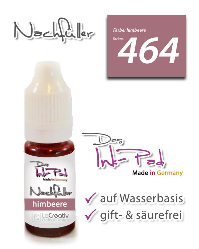 Das Ink-Pad - Nachfüller  6 x 3,5cm himbeere