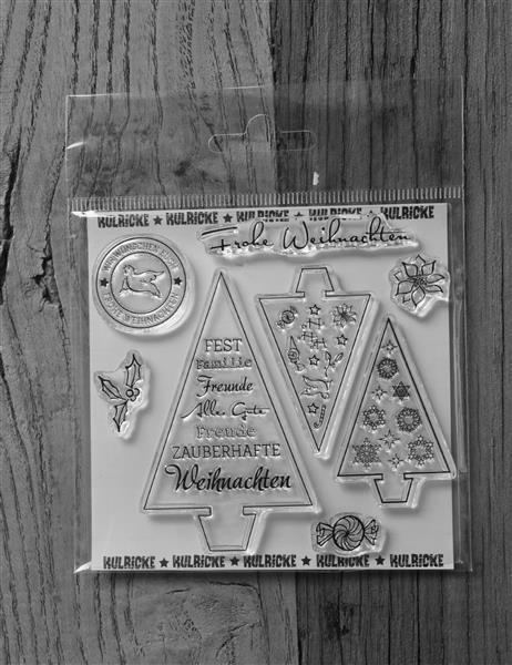 Baum "Frohe Weihnachten" Stempel Set