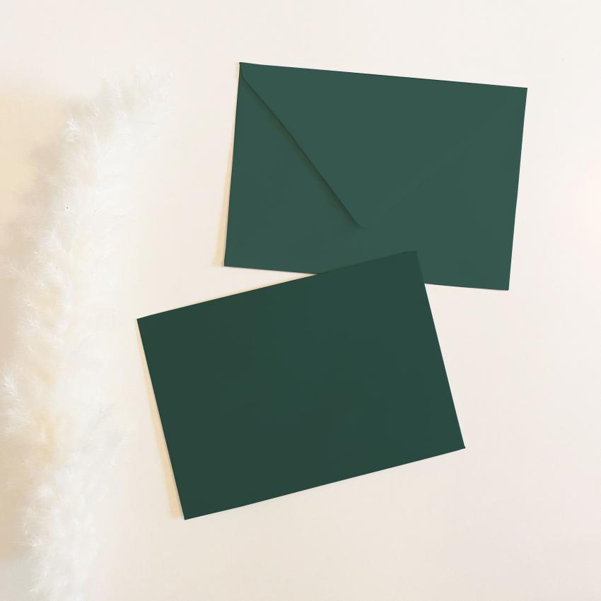 Briefumschlag DIN C6 120g/m² oF Nassklebung in samtgrün