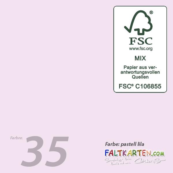 Cardstock 12"x12" 240g/m² (30,5 x 30,5cm) in pastell lila