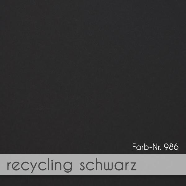 Faltkarte DIN Lang mit Briefumschlag in kraft schwarz
