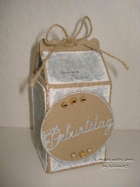 "Zum Geburtstag "Kreis klein Stanze