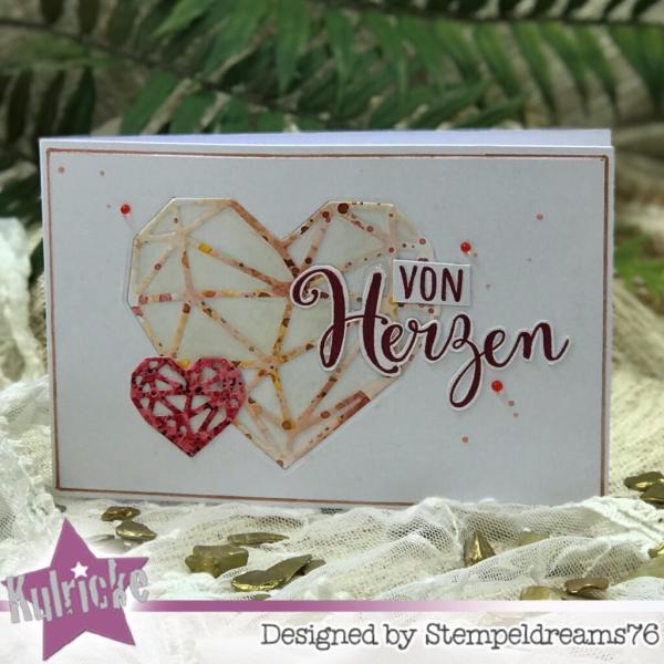 Kulricke Stempelset "Von Herzen" Clear Stamp